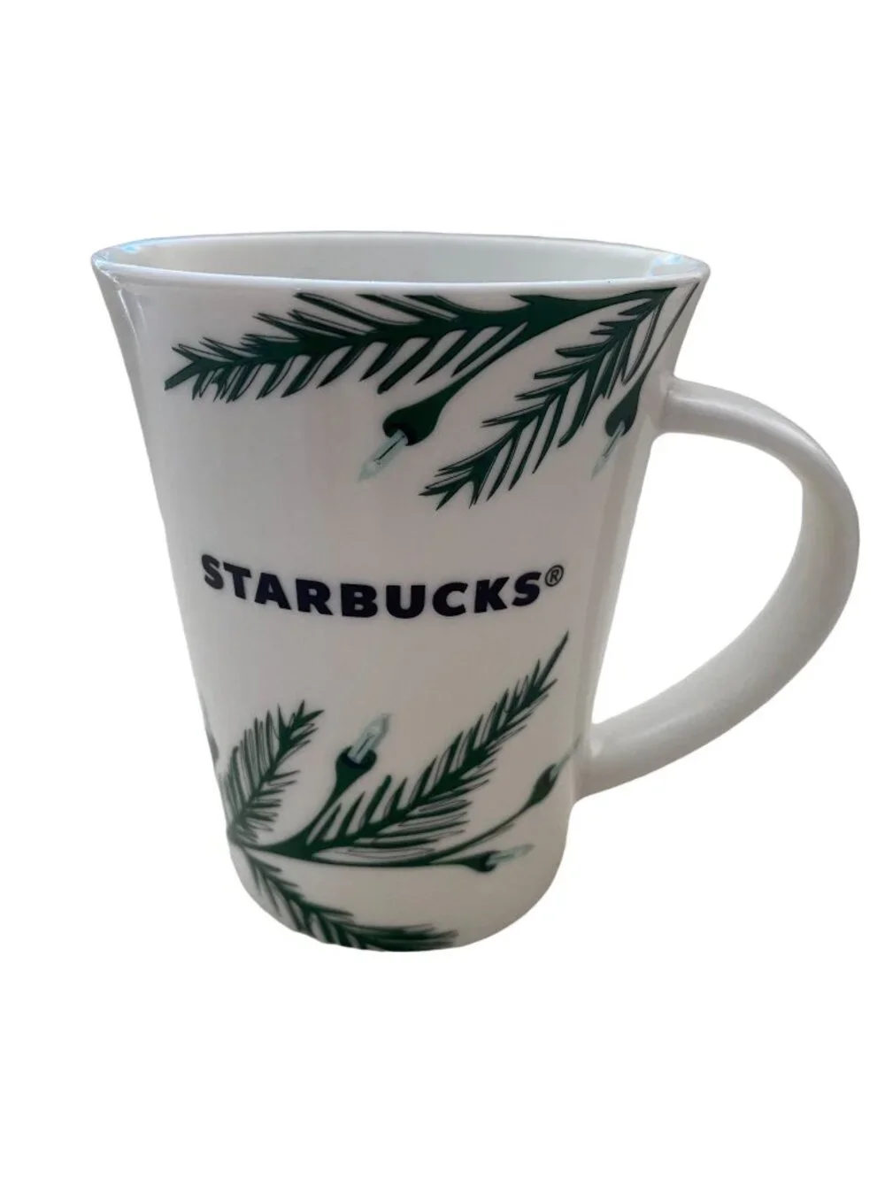 Starbucks Christmas Tree Lights Ceramic Coffee Mug Tea Cup 10oz 2020 WHIM 207